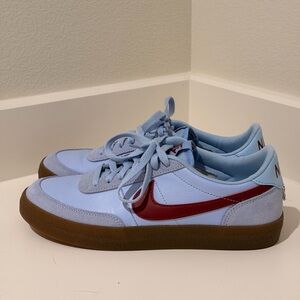 Nike Sky Blue and Maroon Sneakers